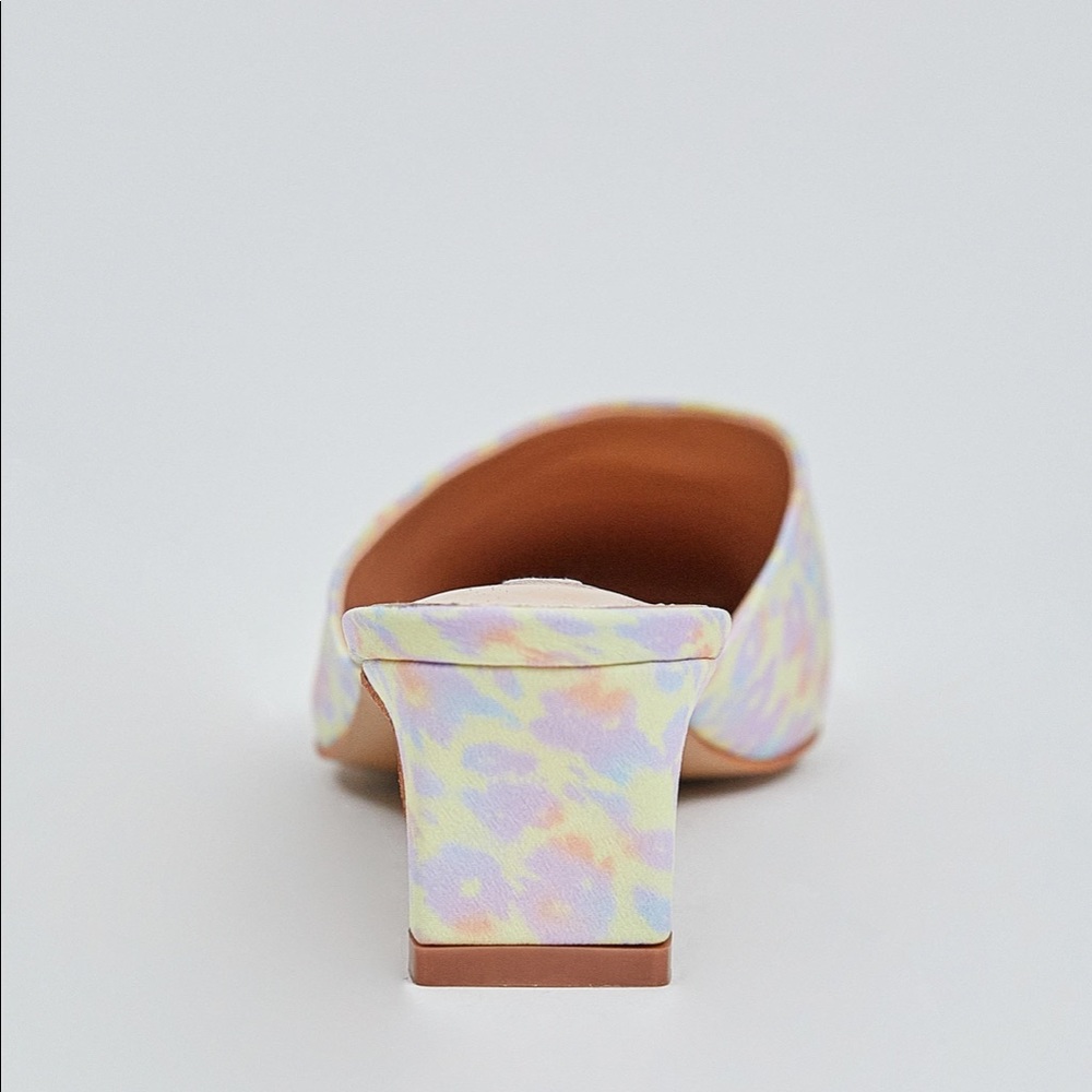 SQUARED TOE HEELED SANDALS, MULTI ANIMAL - Picture 4 of 9